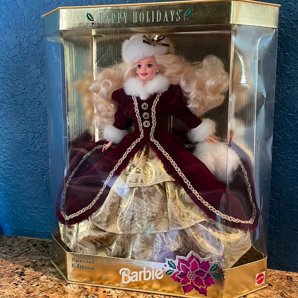 1996 Special Edition Happy Holidays Barbie. NIB never opened.